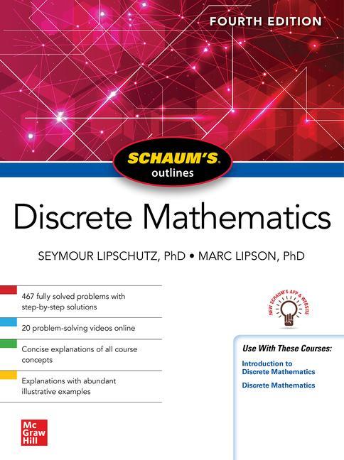 Könyv Schaum's Outline of Discrete Mathematics, Fourth Edition Seymour Lipschutz