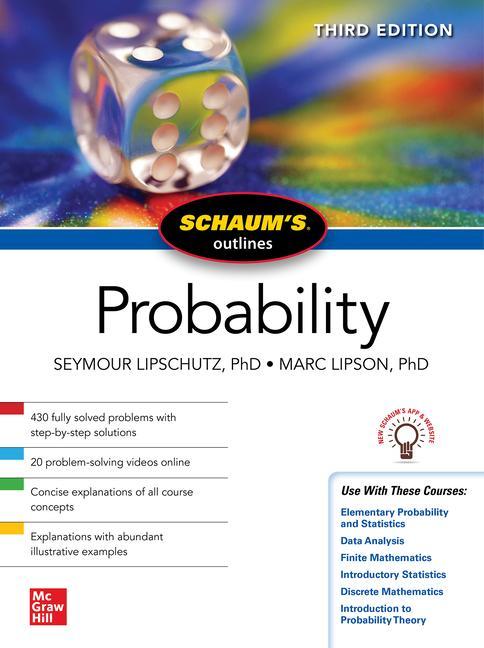 Knjiga Schaum's Outline of Probability, Third Edition Marc Lipson