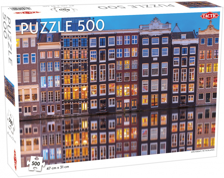 Carte Puzzle Amsterdam Netherlands 500 