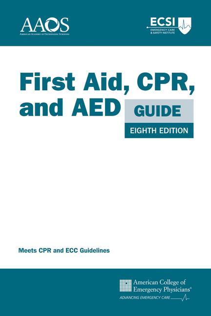 Knjiga First Aid, Cpr, and AED Guide Aaos