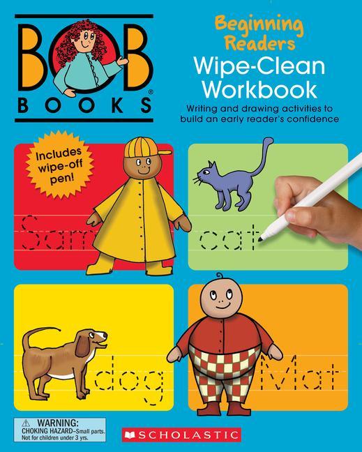 Book Bob Books - Wipe-Clean Workbook: Beginning Readers | Phonics, Ages 4 and up, Kindergarten (Stage 1: Starting to Read) 