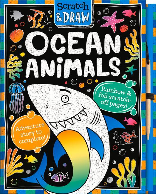 Könyv Scratch and Draw Ocean Animals Barry Green