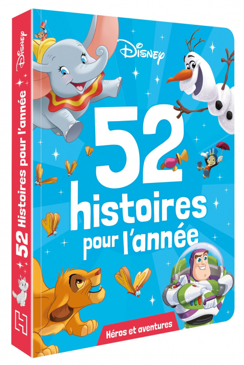 Kniha DISNEY - 52 histoires pour l'année - Héros et aventures 