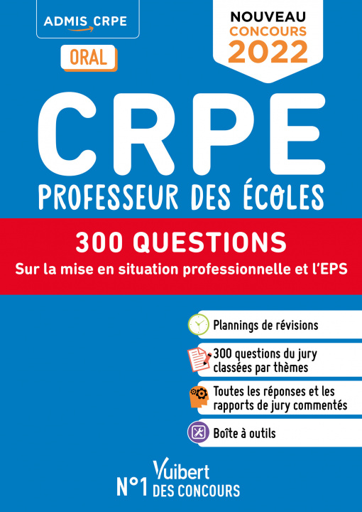 Kniha CRPE - Concours de professeur des écoles - 300 questions sur la mise en situation professionnelle et l'EPS Loison