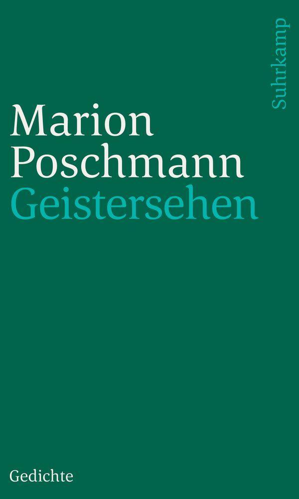 Knjiga Geistersehen Marion Poschmann