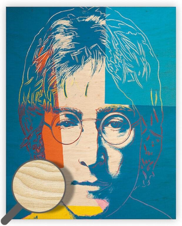 Játék Obraz dřevěný: John Lenon, 450x520 