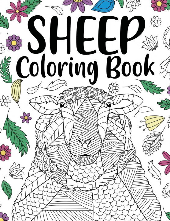 Книга Sheep Coloring Book 