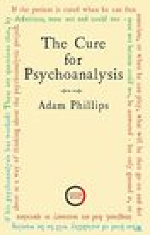 Boek Cure for Psychoanalysis Adam Phillips