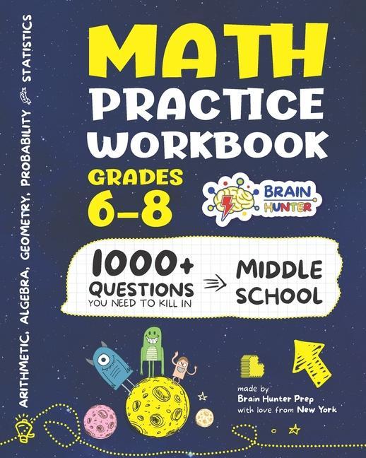 Book Math Practice Workbook Grades 6-8 