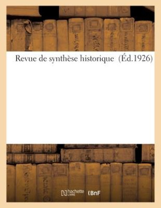 Carte Revue de Synthese Historique (Ed.1926) SANS AUTEUR