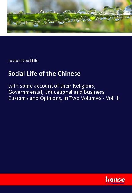 Carte Social Life of the Chinese 