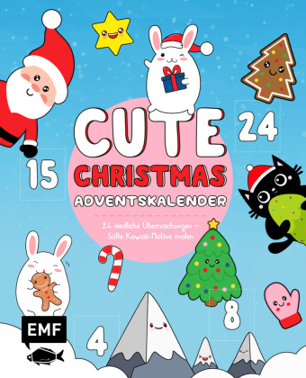 Carte Mein Kawaii-Adventskalender-Buch: Cute Christmas 