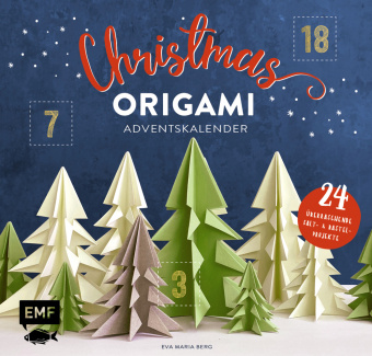 Carte Mein Adventskalender-Buch: Origami Christmas 