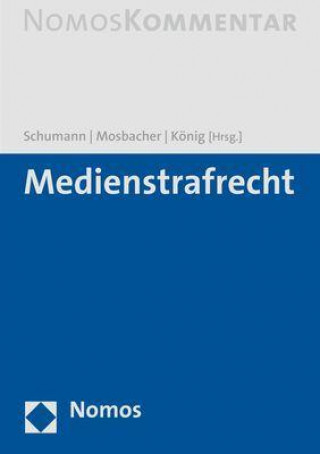 Knjiga Medienstrafrecht Andreas Mosbacher