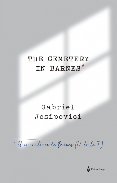 Kniha El cementerio de Barnes GABRIEL JOSIPOVICI