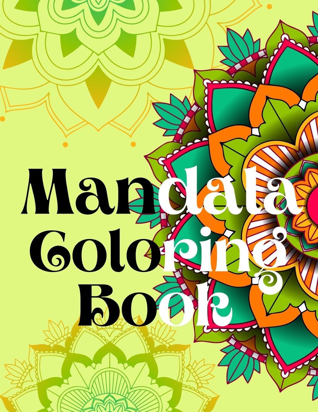 Book Mandala Coloring Book.Strees Relieving Designs, Yoga Mandala Designs, Lotus Flower, Zen Coloring Pages for Adults. Publishing Alessia Publishing