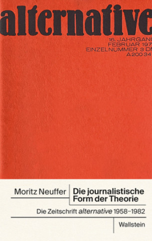 Kniha Die journalistische Form der Theorie 