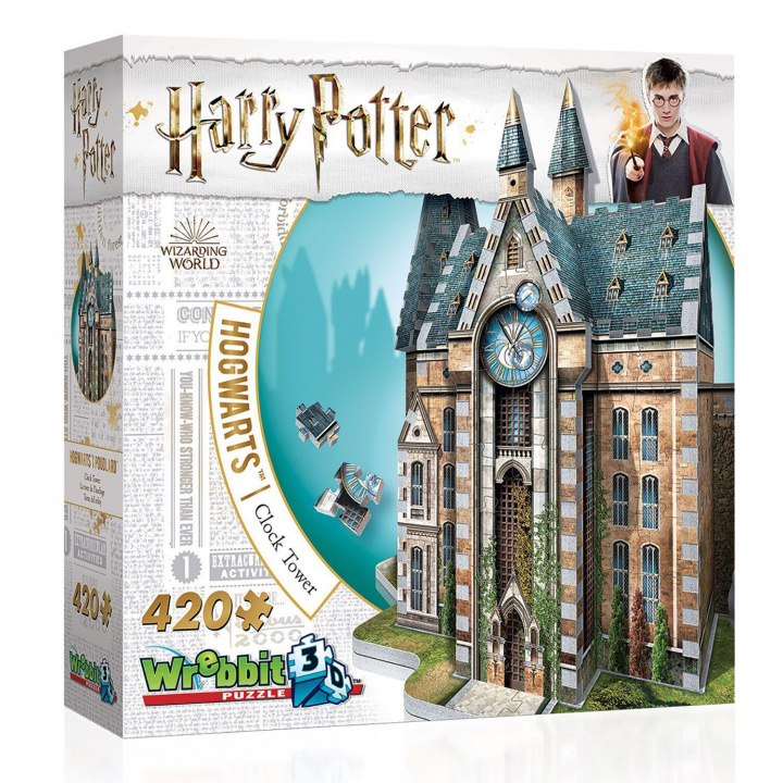 Játék Hogwarts Clocktower  Harry Potter (420 Teile) - 3D-Puzzle 