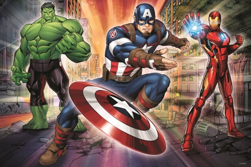 Game/Toy Puzzle Ve světě Avengers MAXI 