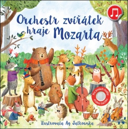 Książka Orchestr zvířátek hraje Mozarta 