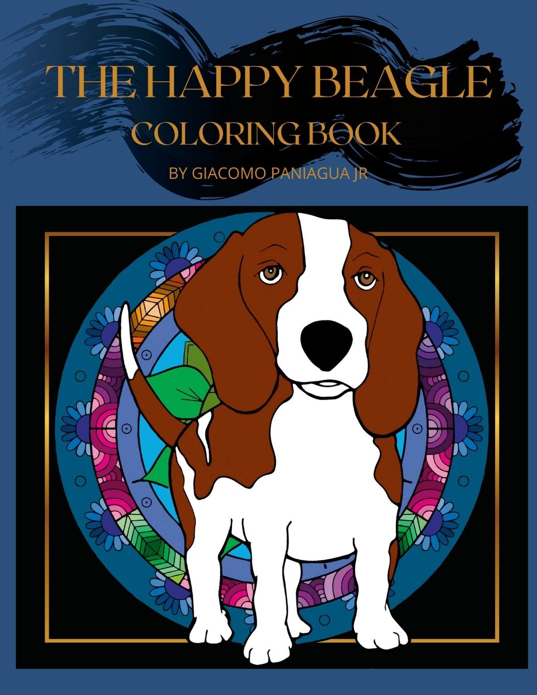 Книга Happy Beagle Coloring Book 