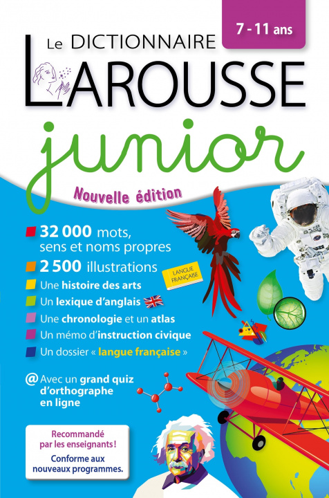 Carte Larousse dictionnaire Junior 7/11 ans export 