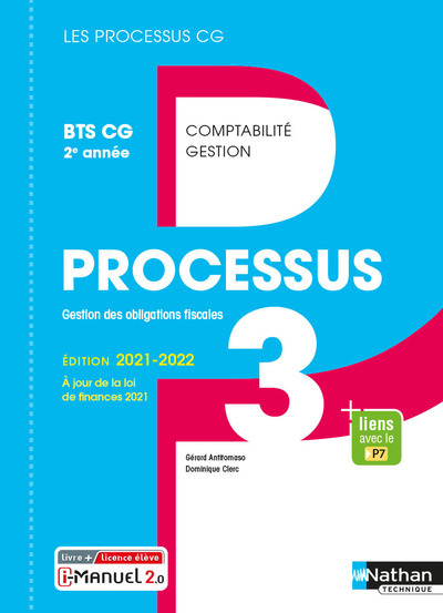 Kniha Processus 3 - BTS CG 2ème année (Les processus CG) Livre + licence élève 2021 collegium