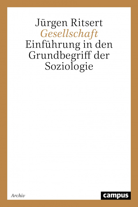 Knjiga Gesellschaft Jürgen Ritsert