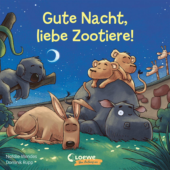 Kniha Gute Nacht, liebe Zootiere! Dominik Rupp