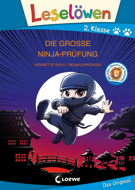 Kniha Leselöwen 2. Klasse - Die große Ninja-Prüfung (Großbuchstabenausgabe) Kaja Reinki