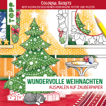 Kniha Colorful Secrets - Wundervolle Weihnachten (Ausmalen auf Zauberpapier) 