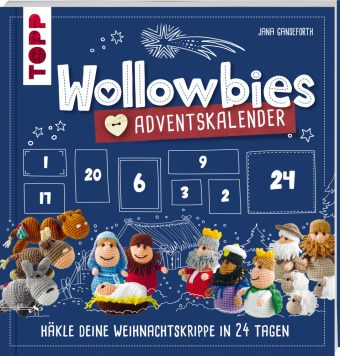 Carte Wollowbies Adventskalender 