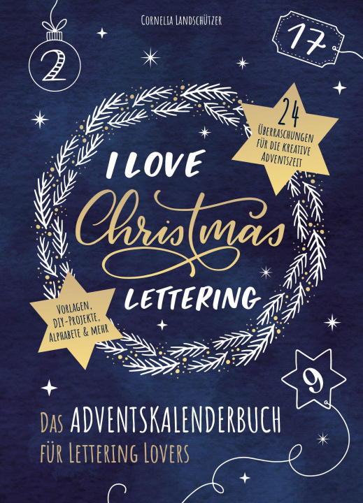Book I Love Christmas Lettering - Das Adventskalenderbuch für Lettering Lovers 