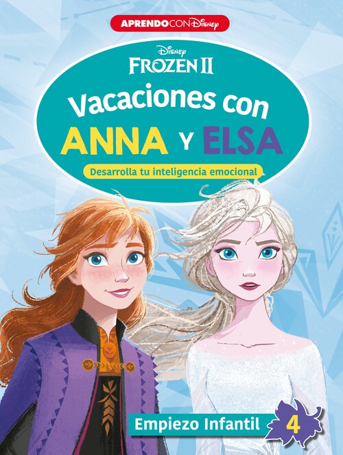 Könyv Vacaciones con Anna y Elsa. Empiezo infantil 4 DISNEY