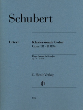 Carte Schubert, Franz - Klaviersonate G-dur op. 78 D 894 Dominik Rahmer
