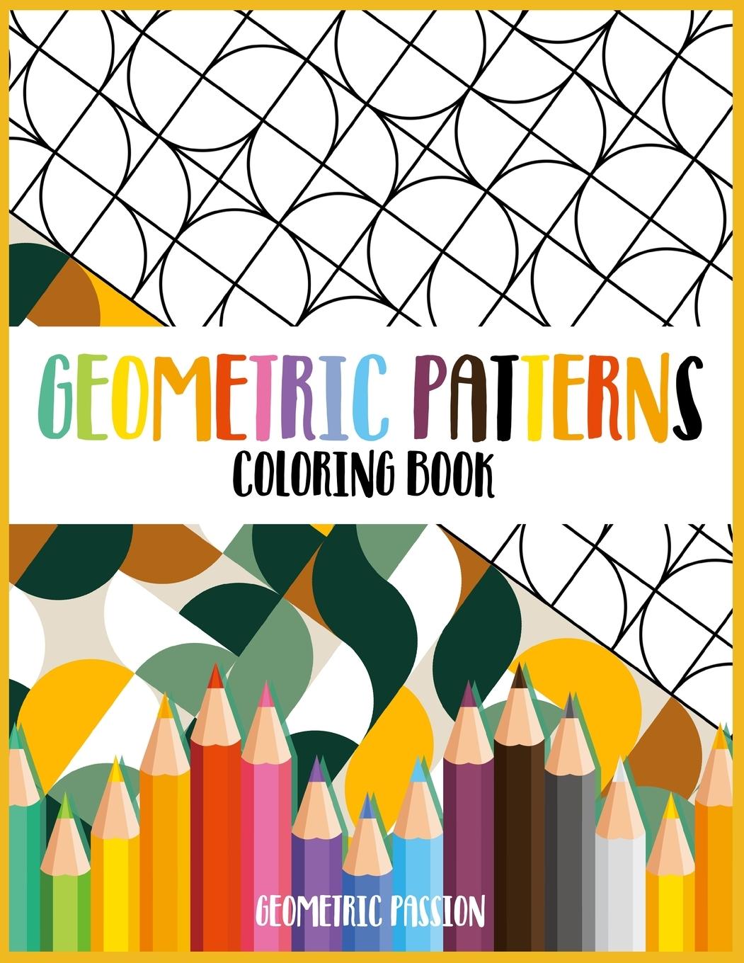 Knjiga Geometric Patterns Coloring Book 