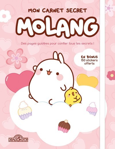 Kniha Molang - Mon carnet secret Millimages