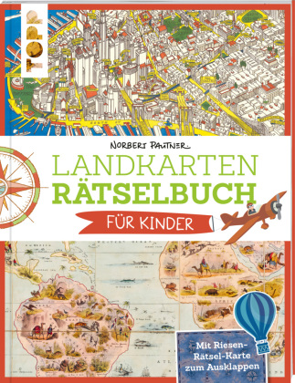 Carte Landkartenrätselbuch für Kinder 