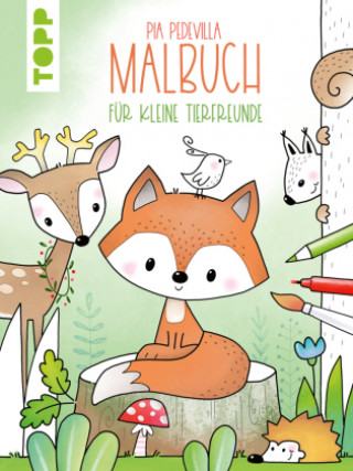 Kniha Pia Pedevilla Malbuch - Für kleine Tierfreunde 