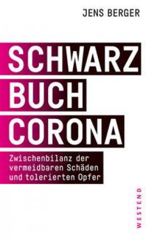 Book Schwarzbuch Corona Jens Berger