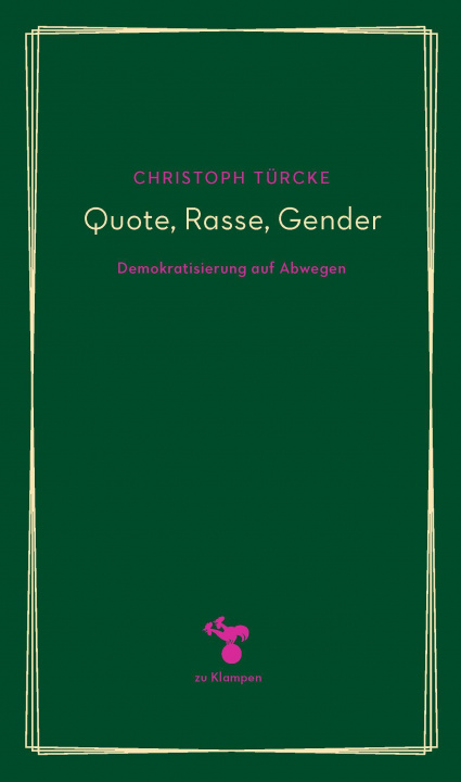 Boek Quote, Rasse, Gender(n) Christoph Türcke
