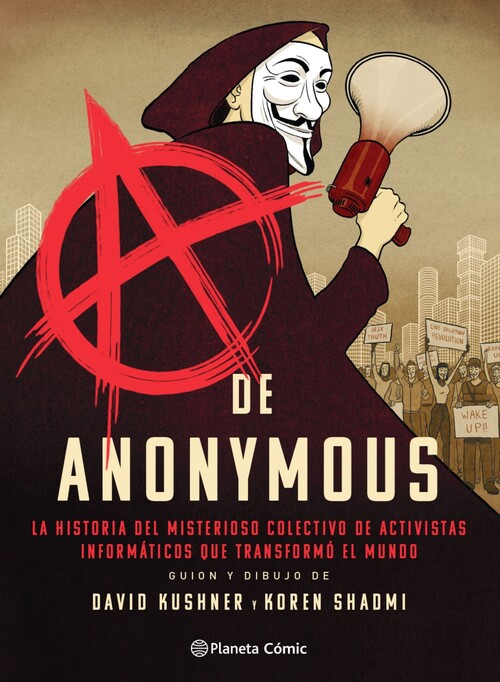 Kniha A de Anonymous (novela gráfica) DAVID KUSHNER