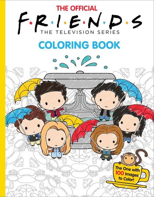 Książka Official Friends Coloring Book: The One with 1    00 Images to Color Scholastic