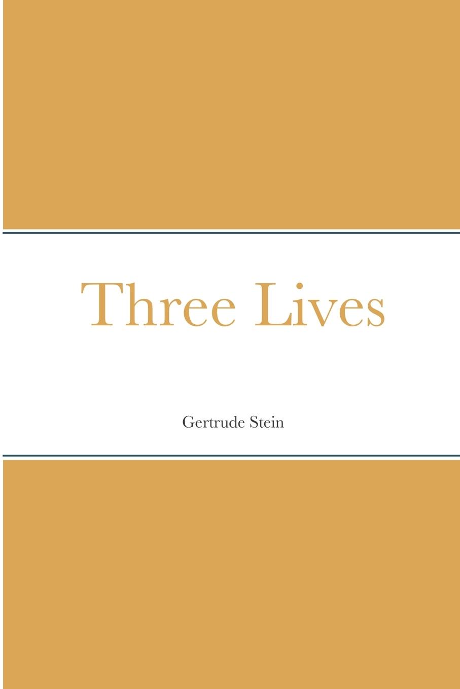 Livre Three Lives Gertrude Stein