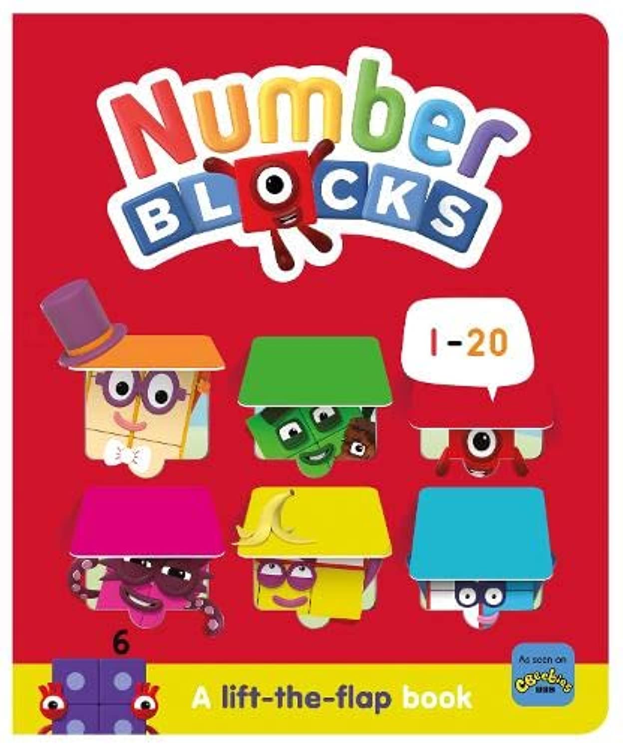 Carte Numberblocks 1-20: A Lift the Flap Book Sweet Cherry Publishing
