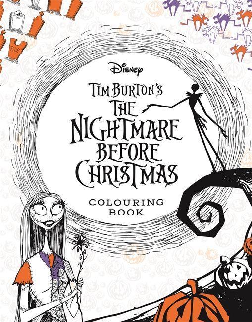 Książka Disney Tim Burton's The Nightmare Before Christmas Colouring Book Walt Disney Company Ltd.