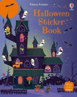 Книга Halloween Sticker Book Fiona Watt