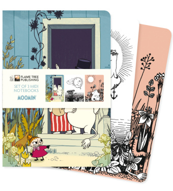 Календар/тефтер Moomin Set of 3 Midi Notebooks 