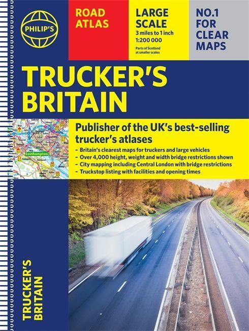 Carte Philip's Trucker's Road Atlas of Britain Philip's Maps