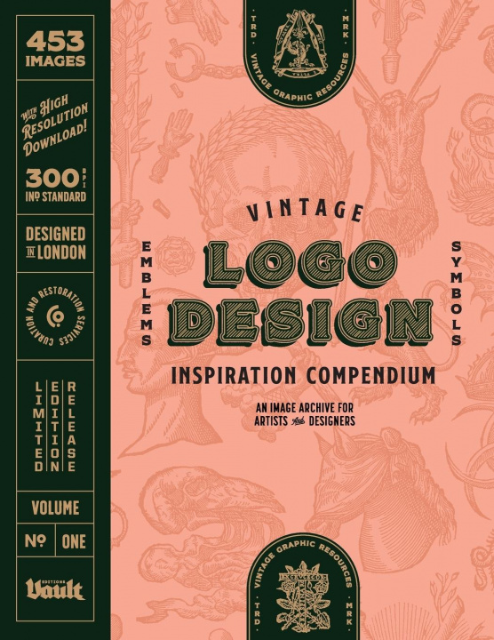 Kniha Vintage Logo Design Volume 1 KALE JAMES